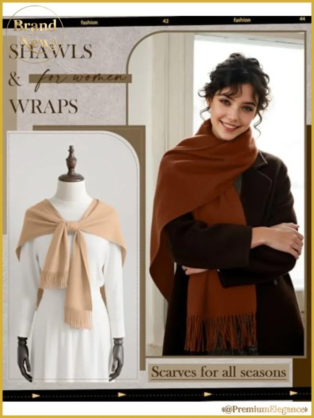 Women's Shawl Wraps 3 Pack 70% Polyester 30% Viscose Wedding Shawls